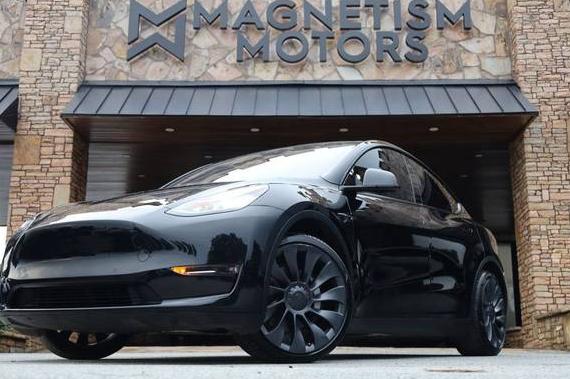 TESLA MODEL Y 2021 5YJYGDEE0MF145024 image